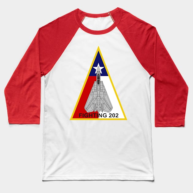 F14 Tomcat - VF202 Superheats Baseball T-Shirt by MBK